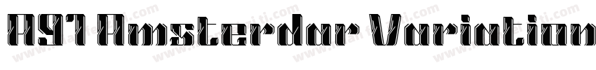 A91 Amsterdar Variation字体转换